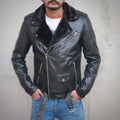 Shearling Biker Jacket
