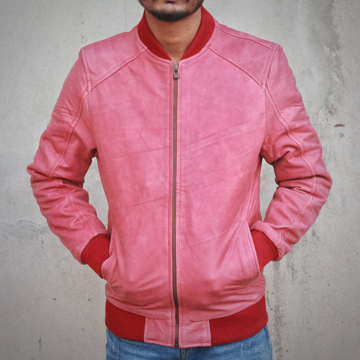 Suede Bomber Jacket