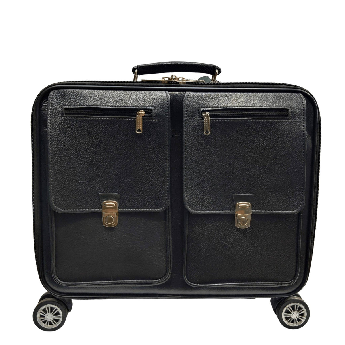 Leather Trolley Bag