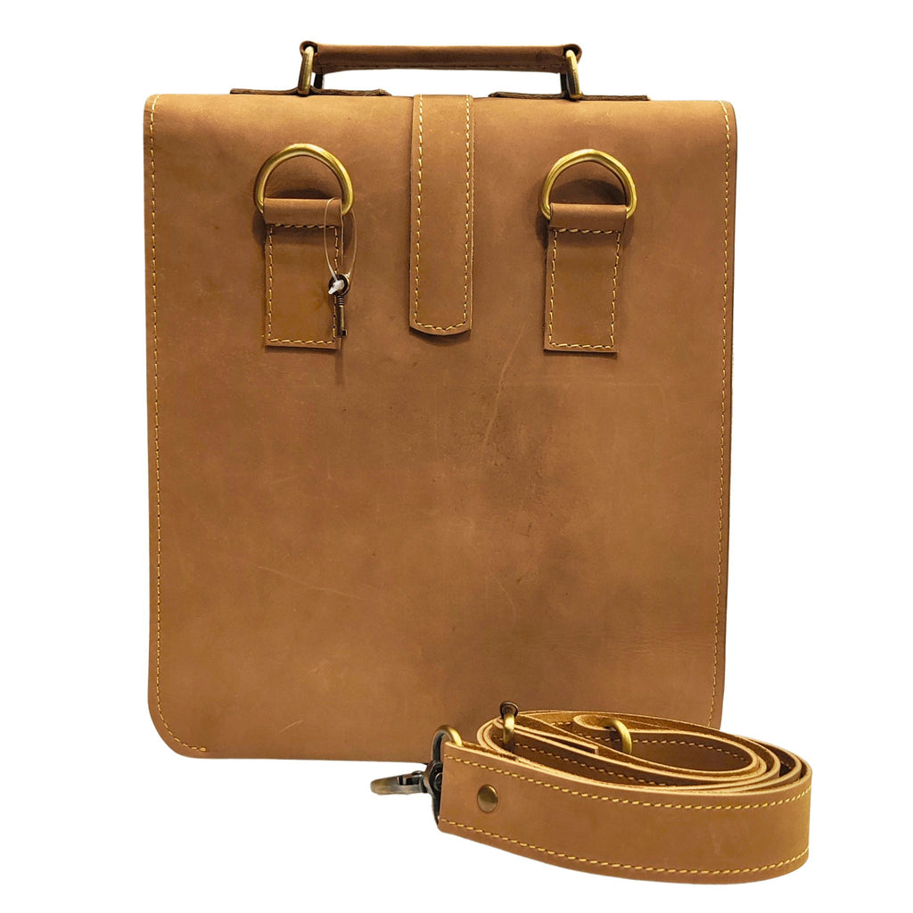 Leather Messenger Bag