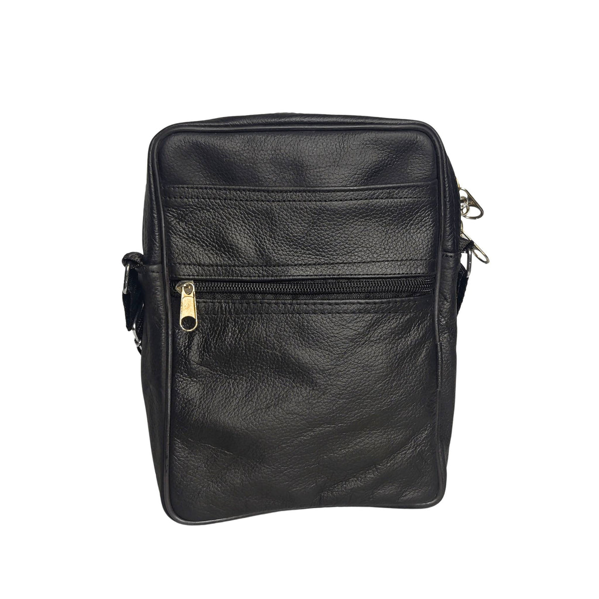 Black Leather Crossbody Bag
