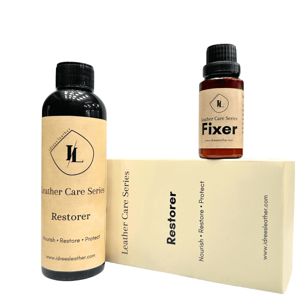 Leather Care Series – Restorer, Shiner & Fixer
