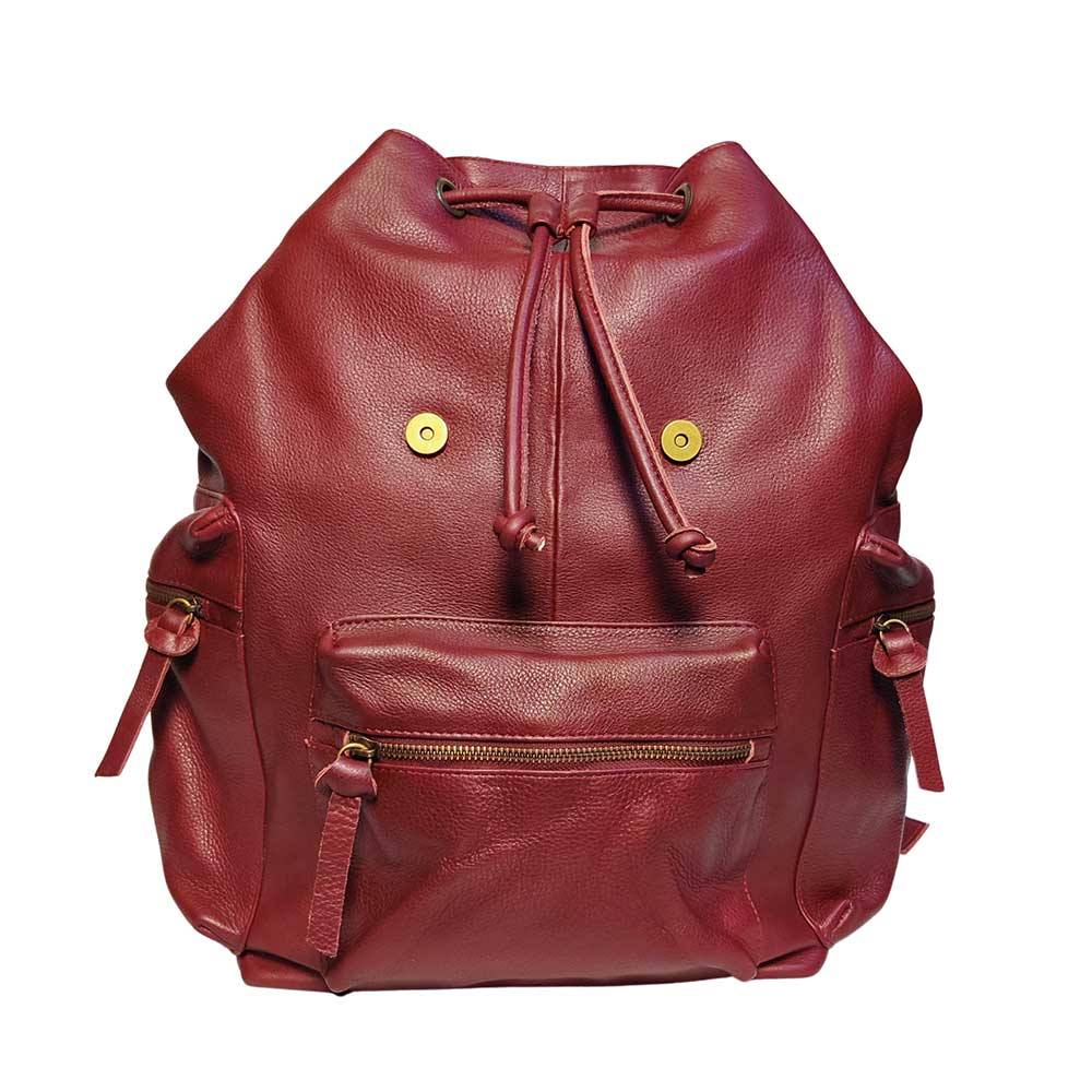 Premium Leather Backpack | Crafted For Excellence - Maroon