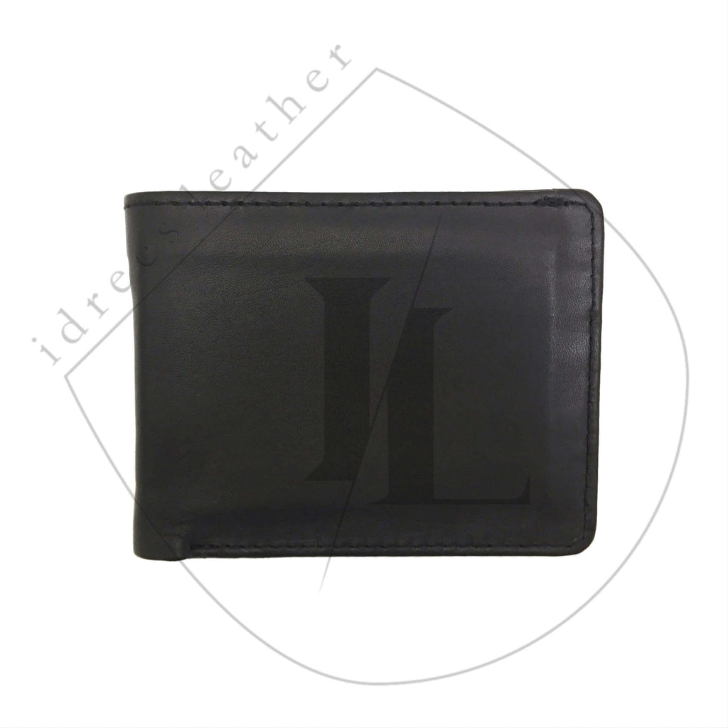 2in1 Leather Wallet - black