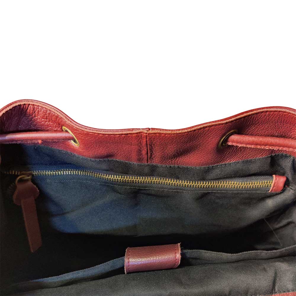 Premium Leather Backpack | Crafted For Excellence - Maroon