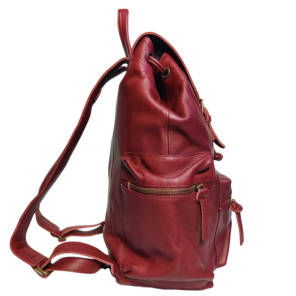 Premium Leather Backpack | Crafted For Excellence - Maroon