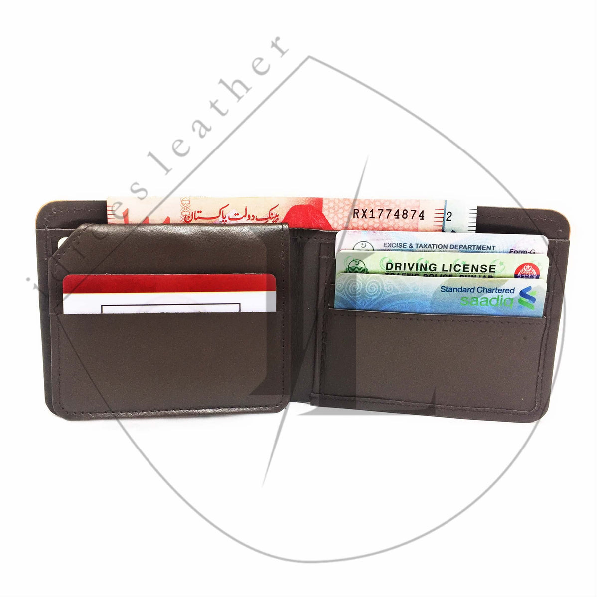 Leather Wallet - Chocolate