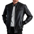 Leather Bomber Jacket