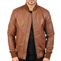 Blue Leather Jacket