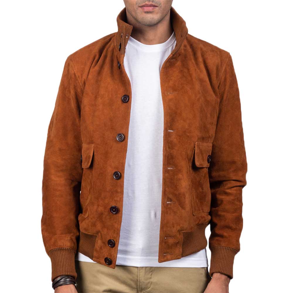 Suede Jacket Mens