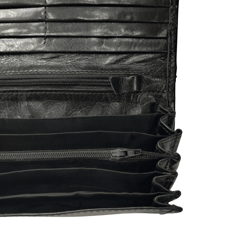 Leather Clutch - Black