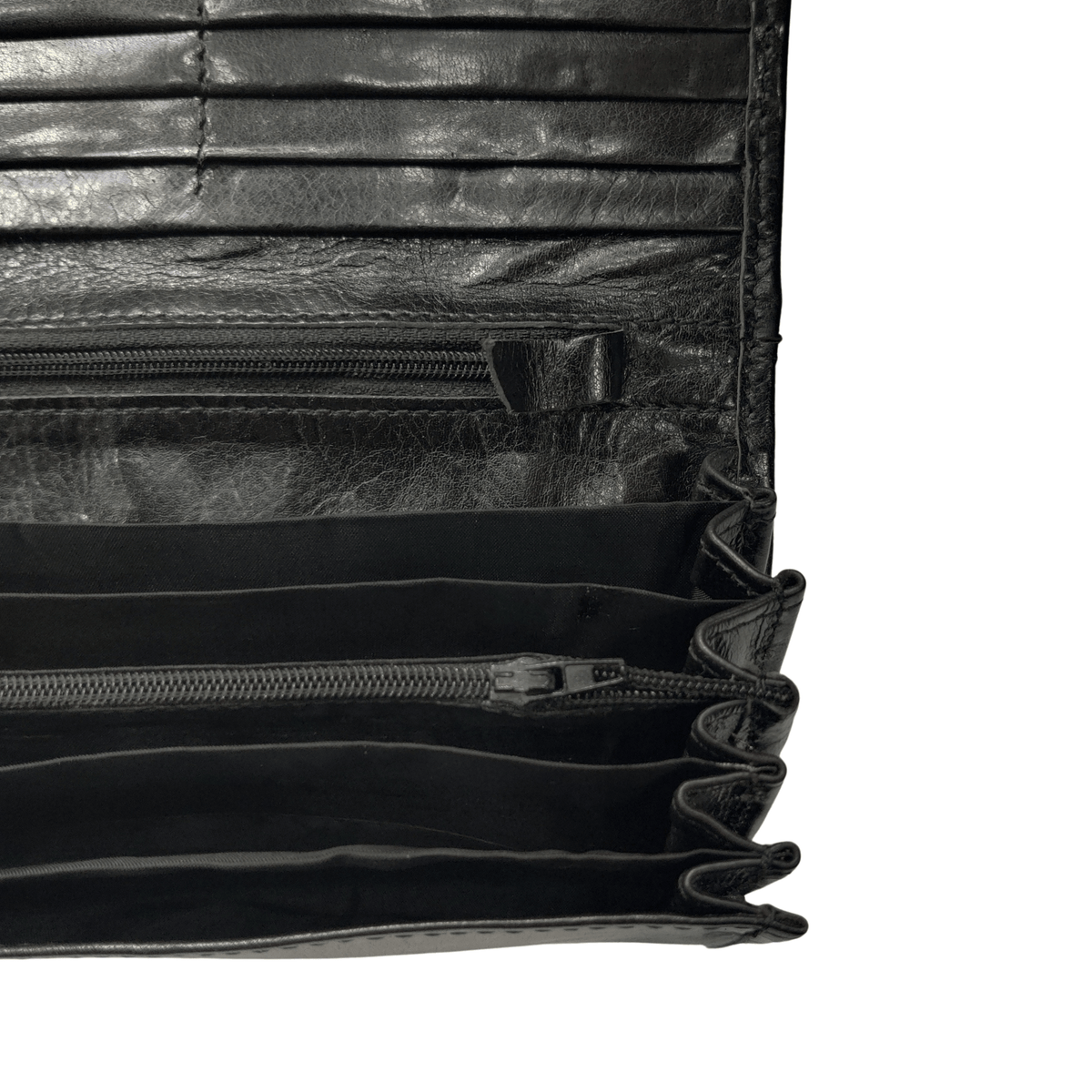 Leather Clutch - Black