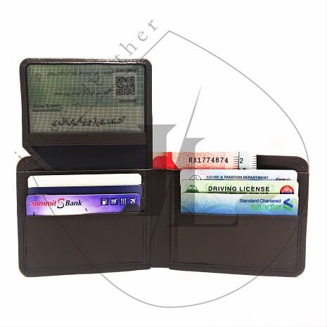 Leather Wallet - Chocolate