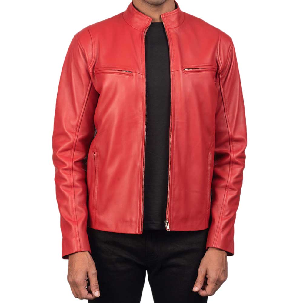 Ionic Black Leather Jacket