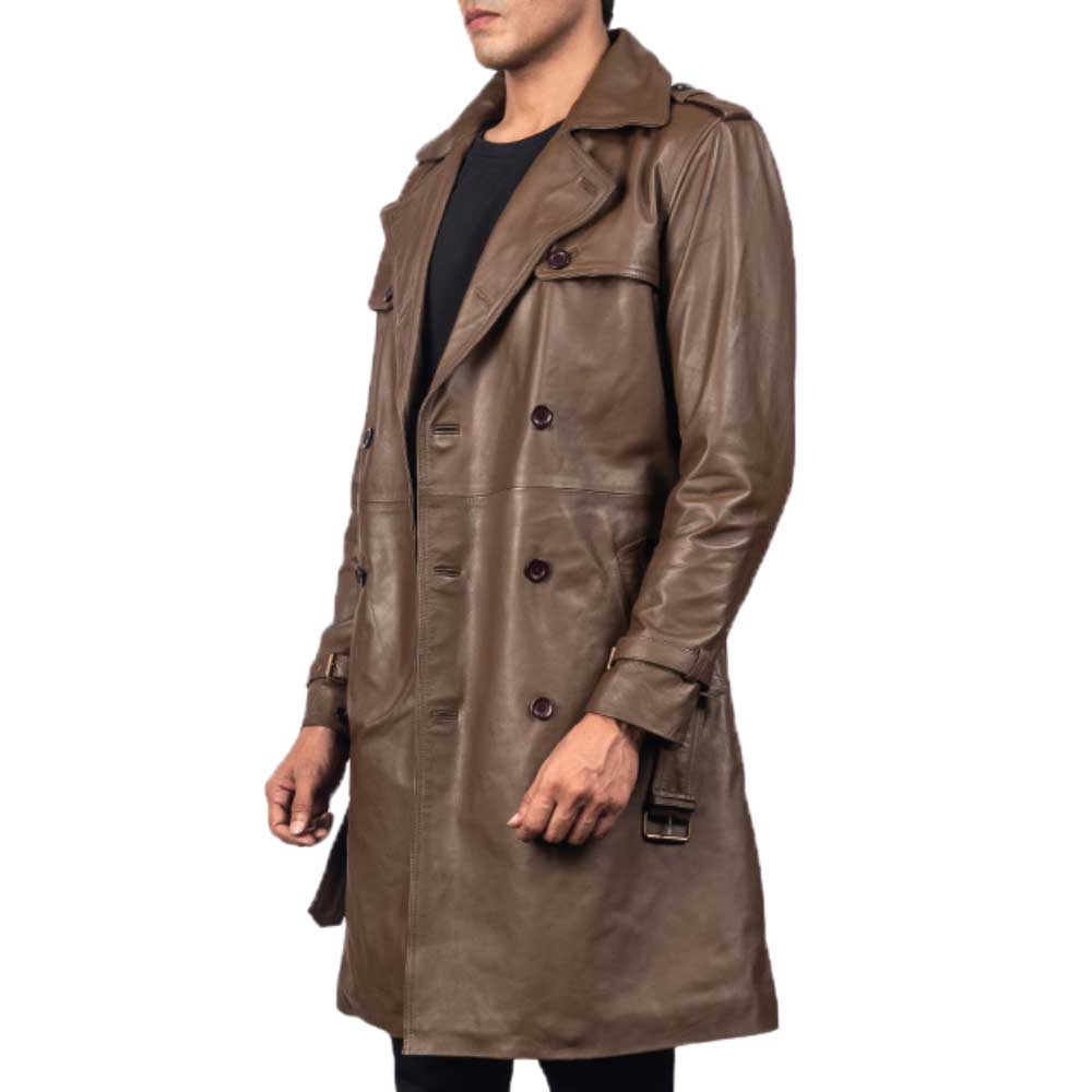 Leather Duster Coat
