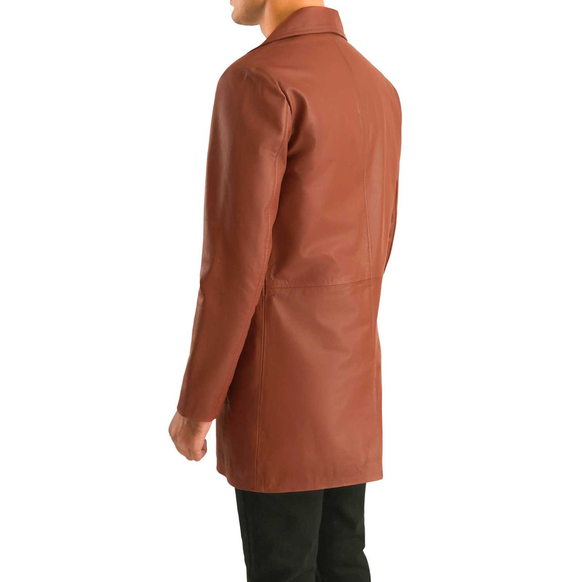 Long Coat for Men - Brown