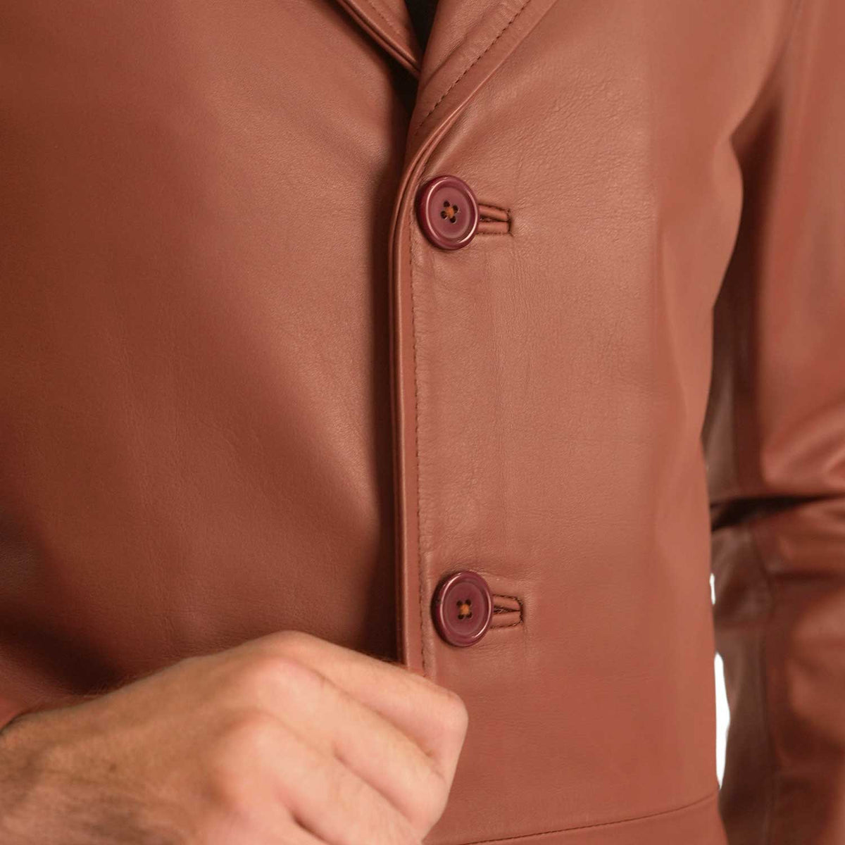 Long Coat for Men - Brown