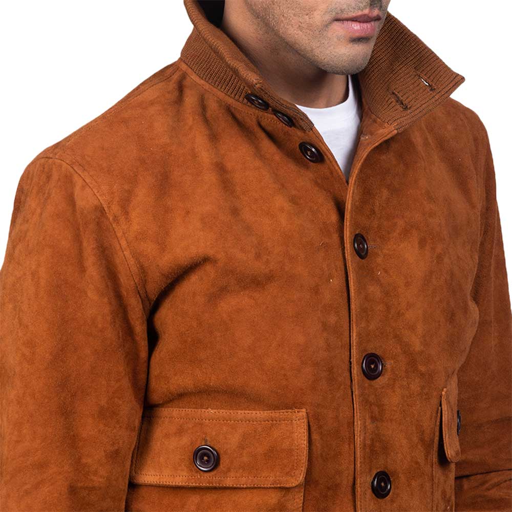 Suede Jacket Mens