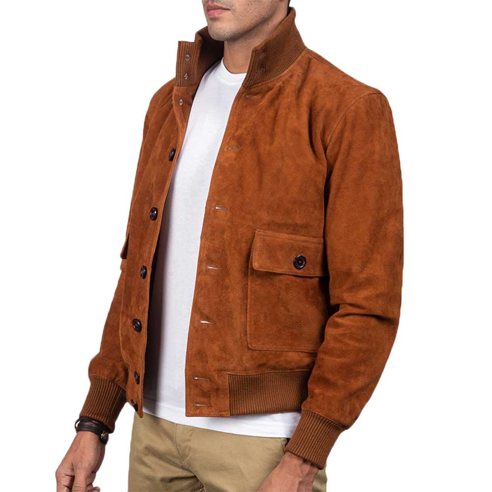 Suede Jacket Mens