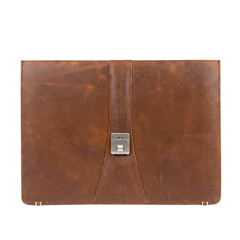 Crazy Horse Leather Laptop Bag