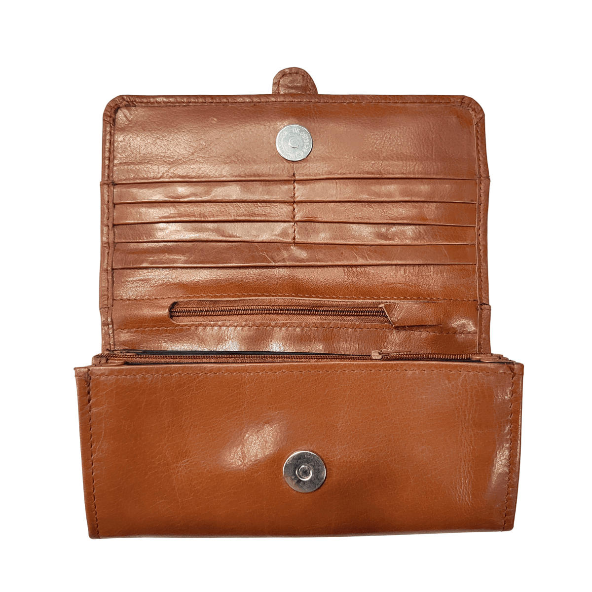 Leather Clutch - Brown