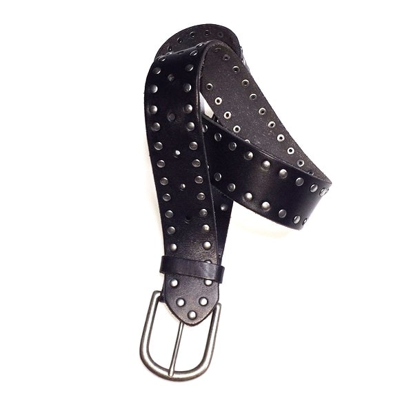 Studded Leather Belt