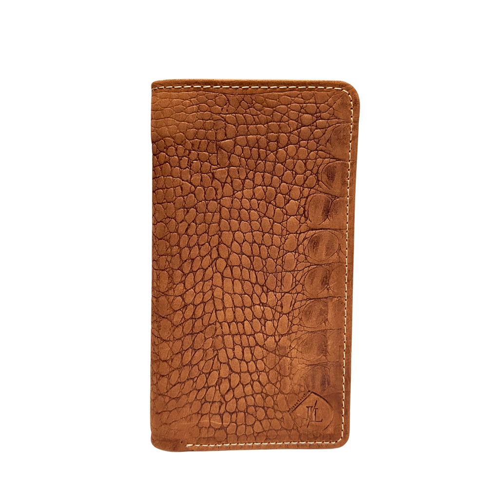 Leather Long Wallet - Sand Brown