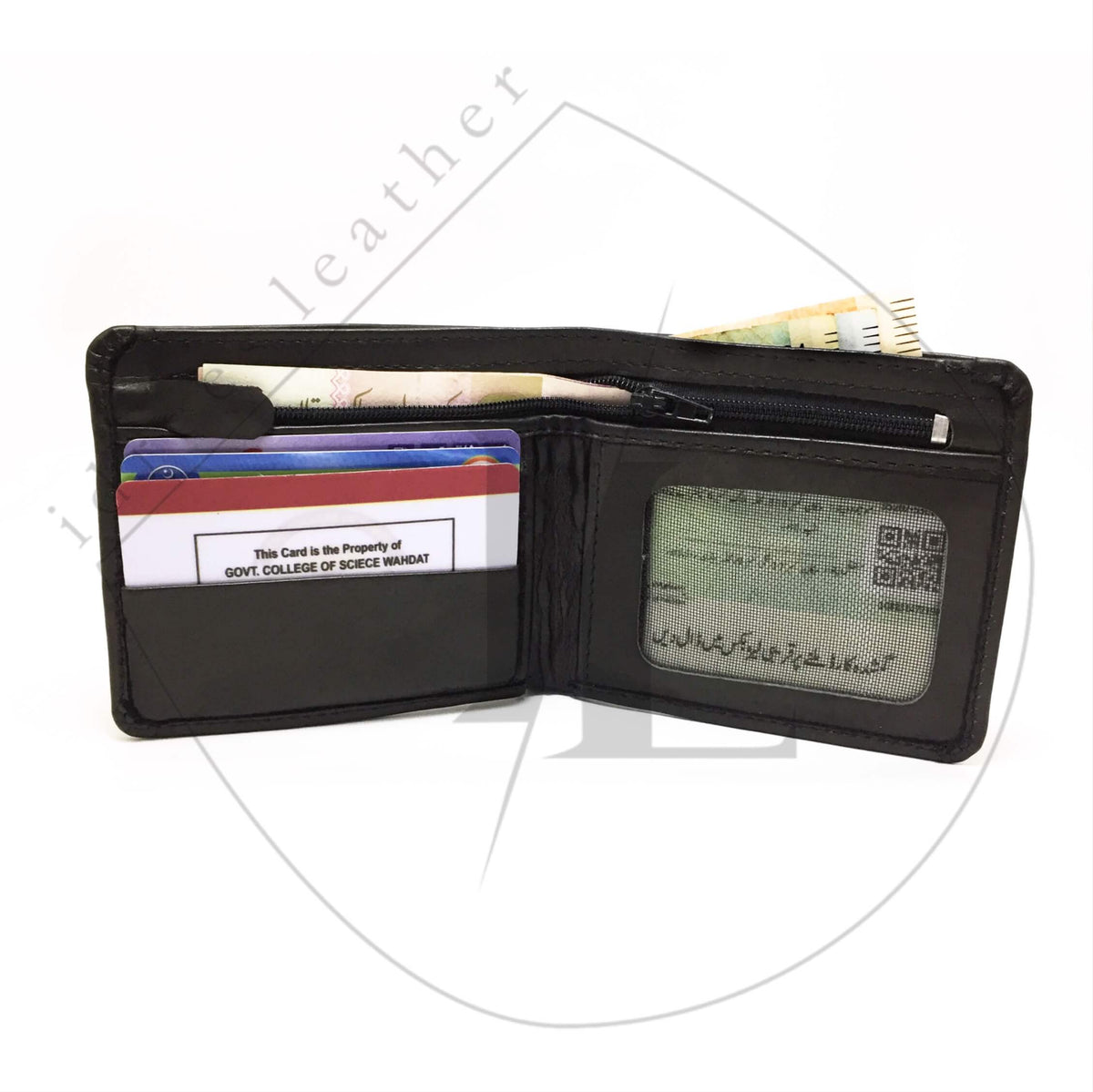 Genuine Leather Wallet - black