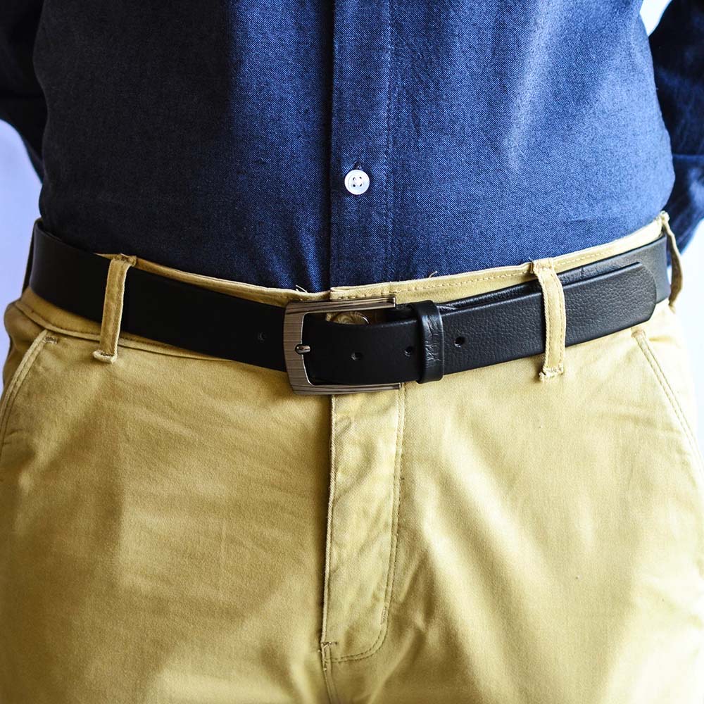 Black Dress Leather Belts