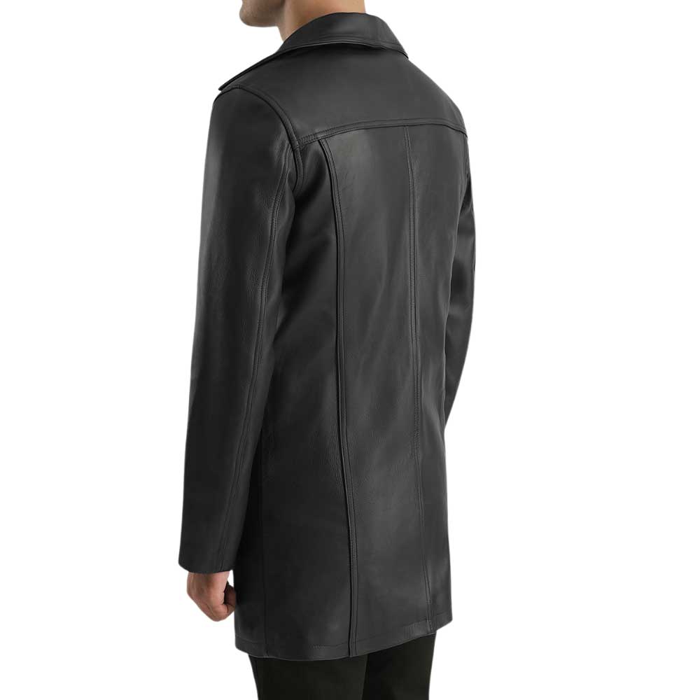 Black Leather Coat
