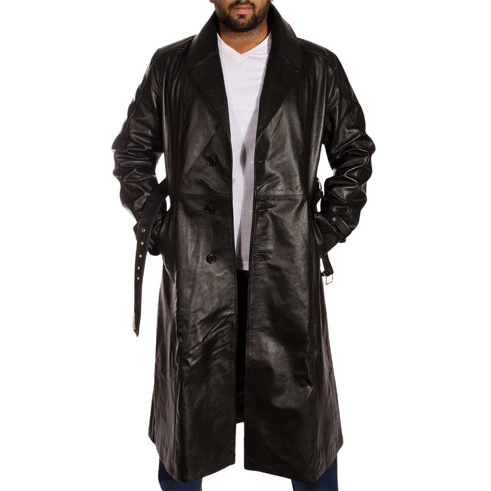Leather Trench Coat