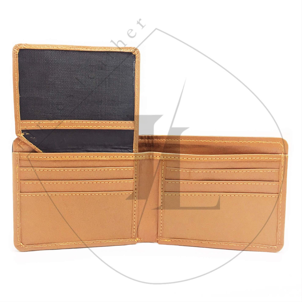 Leather Wallet - light-brown