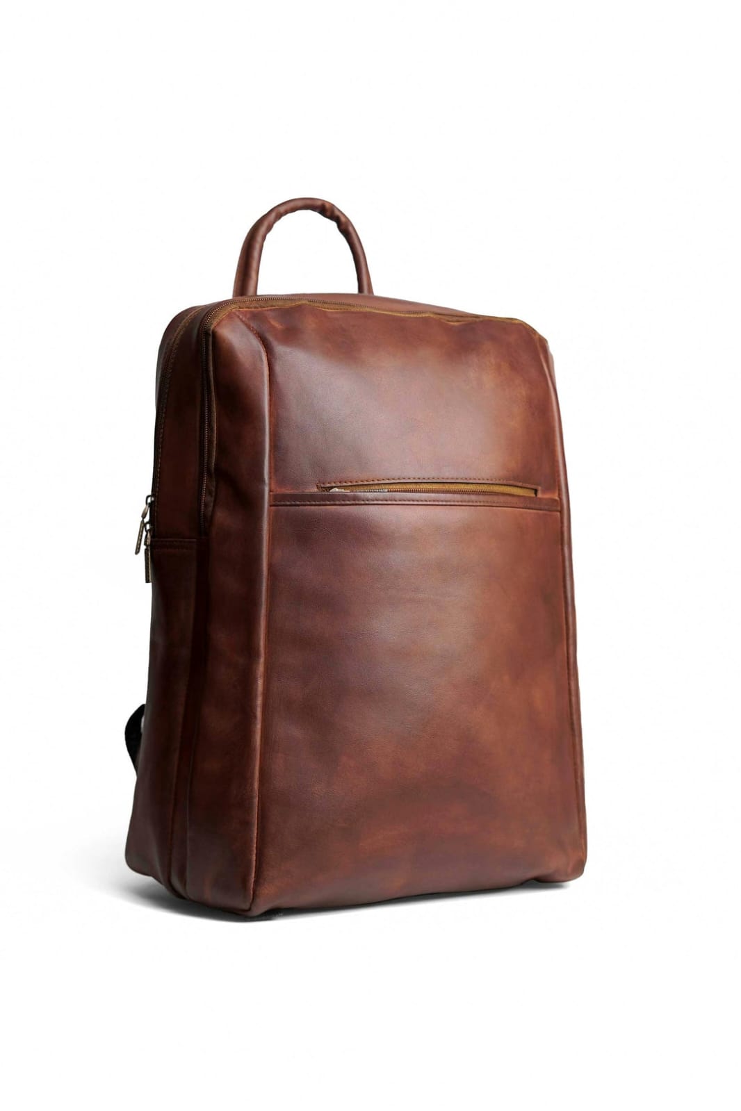 Brown Leather Backpack