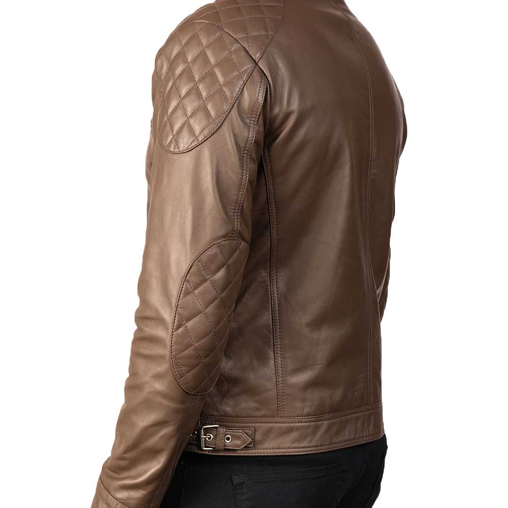 Distressed Leather Jackets for Men - Chocolate