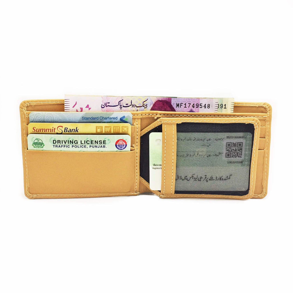 Leather Wallets - camel