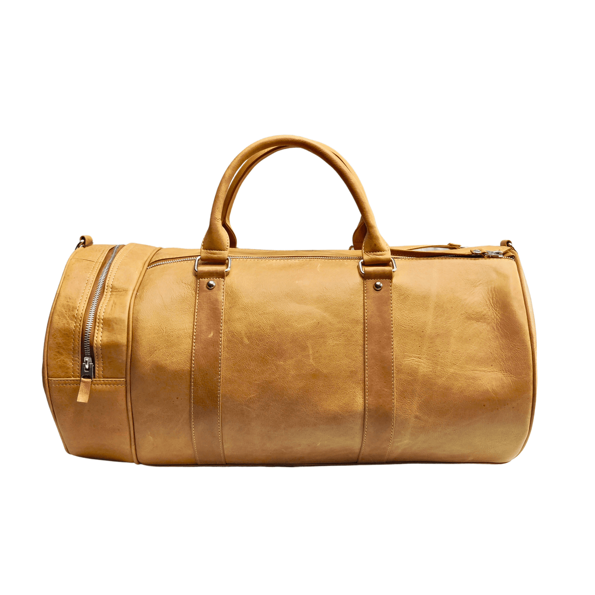 Canvas Duffle Bag - camel