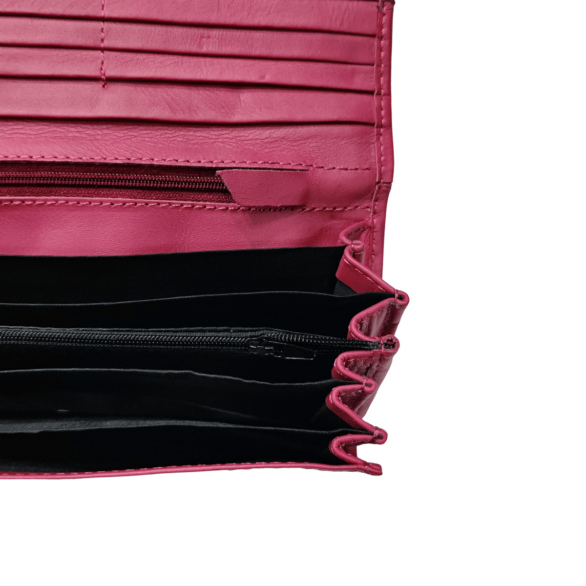 Leather Clutch - Pink
