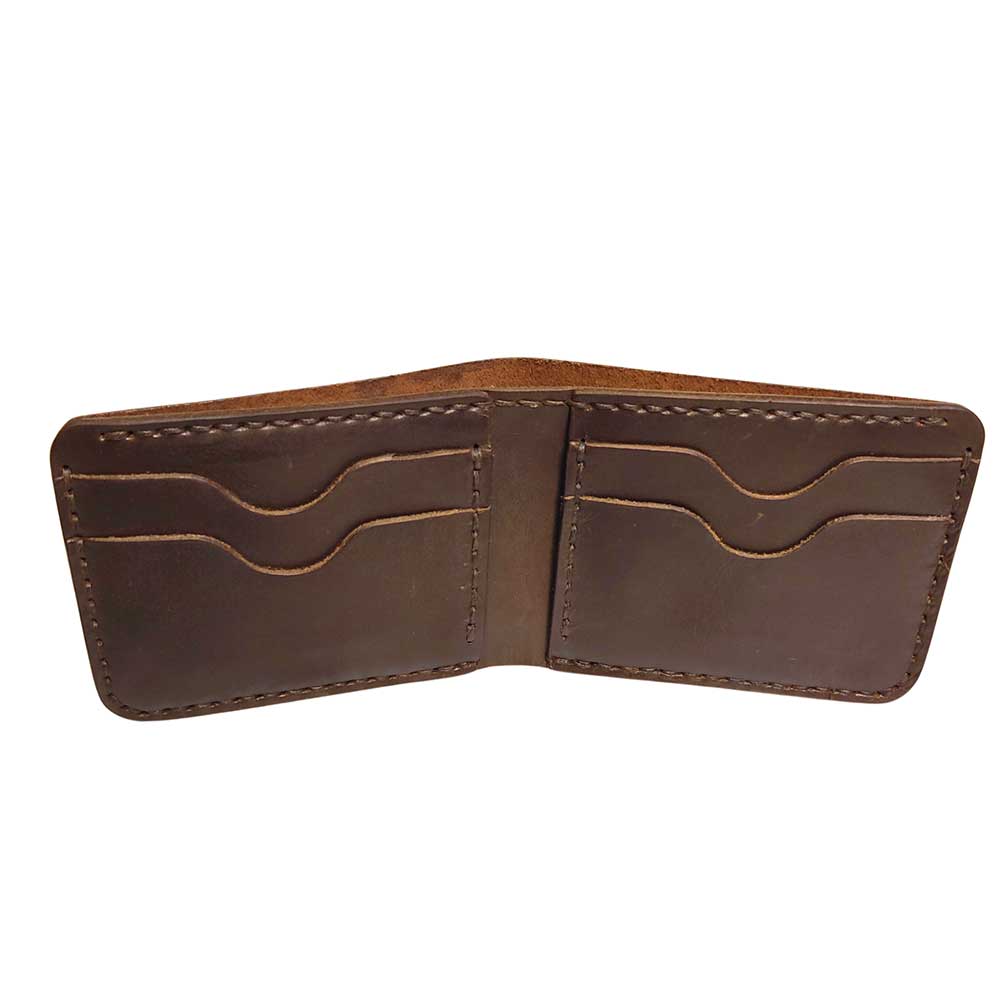 Handmade Leather Wallets - Chocolate