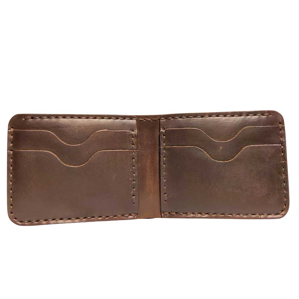 Handmade Leather Wallets - chocolate