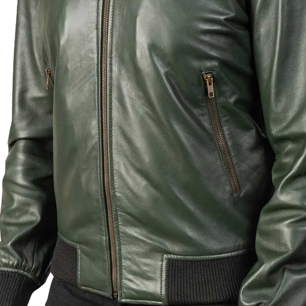 Suede Bomber Jacket