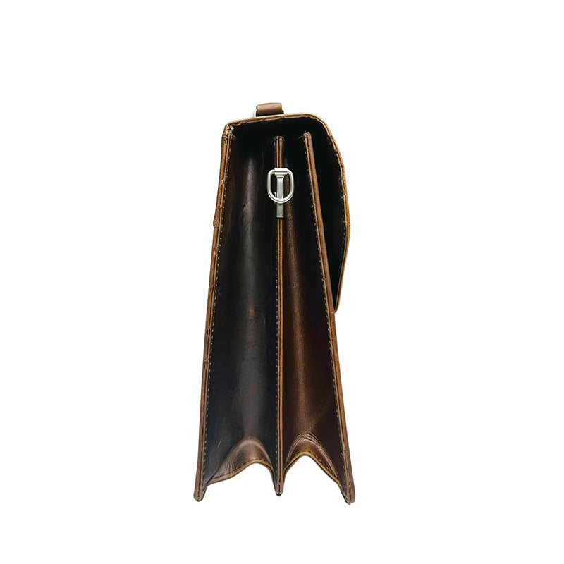 Executive Leather Bag - Brown