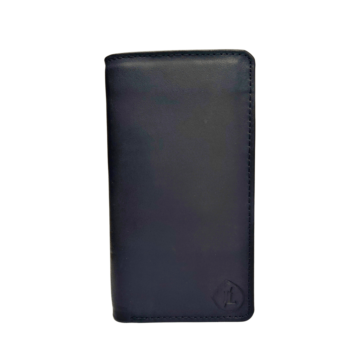 Leather Long Wallet - Black