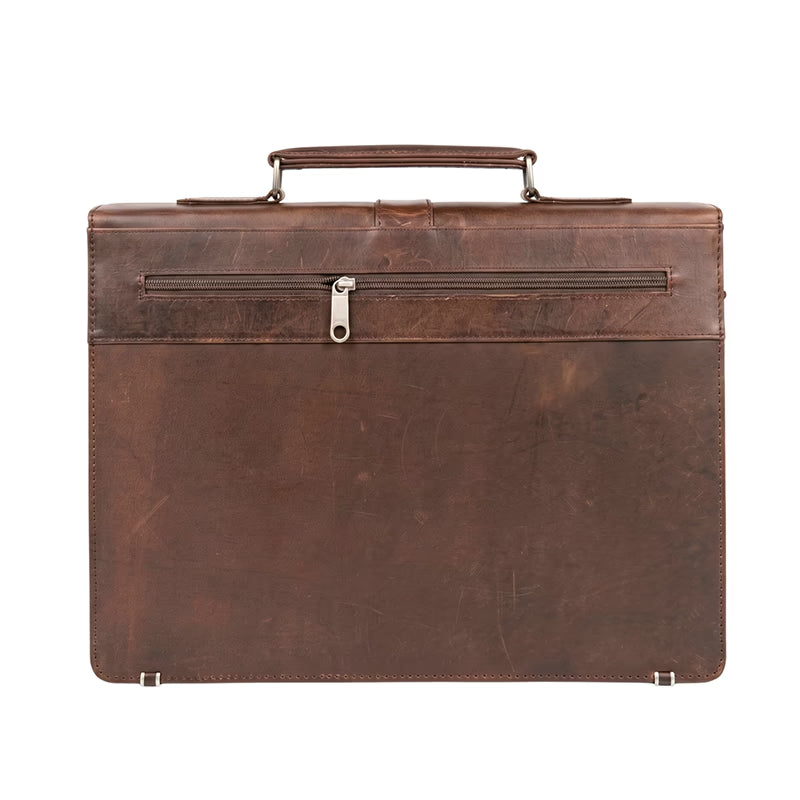 Executive Leather Bag - Brown