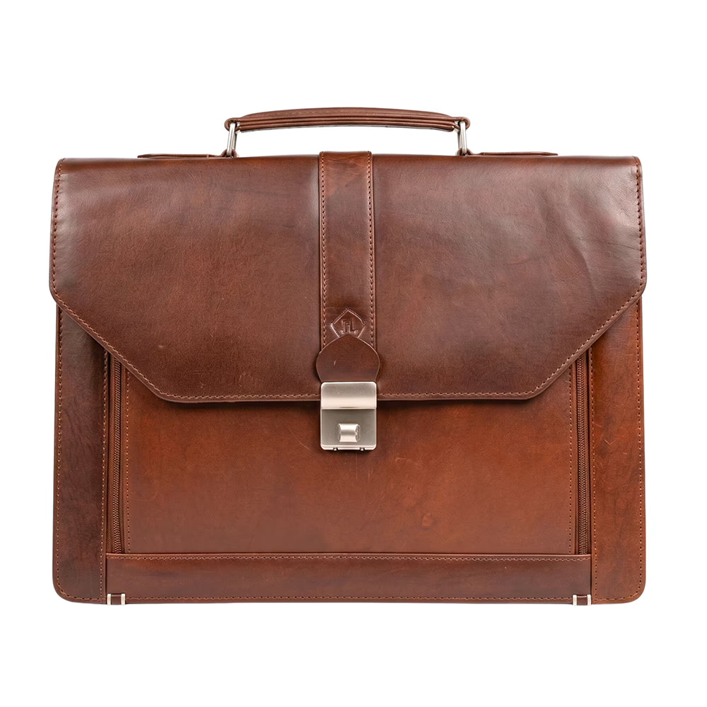 Executive Leather Bag - Tan