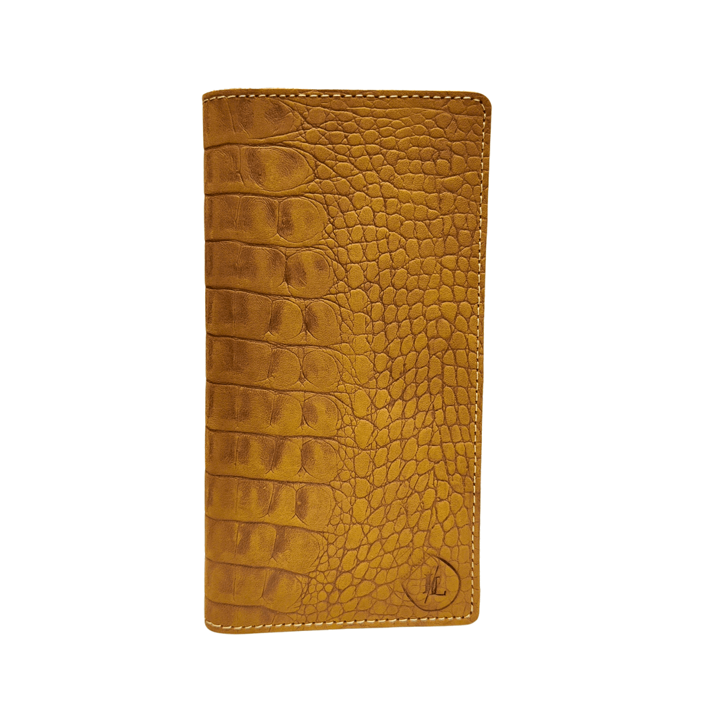 Long Leather Wallet - Sand Brown