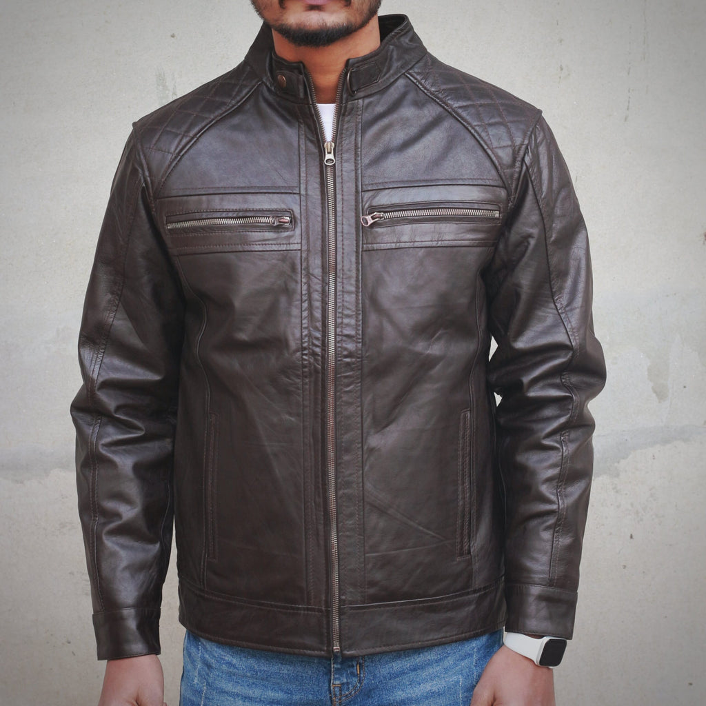 Leather Jacket - Chocolate