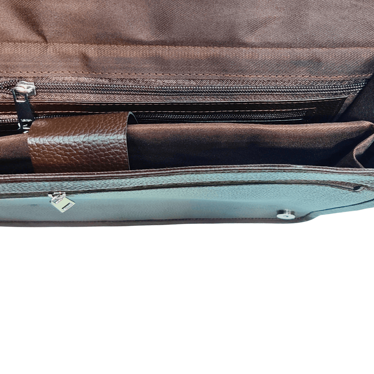 Leather Laptop Bag - Chocolate