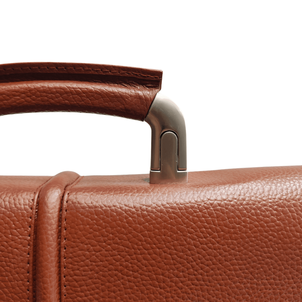 Leather Laptop Bags for Men - Brown