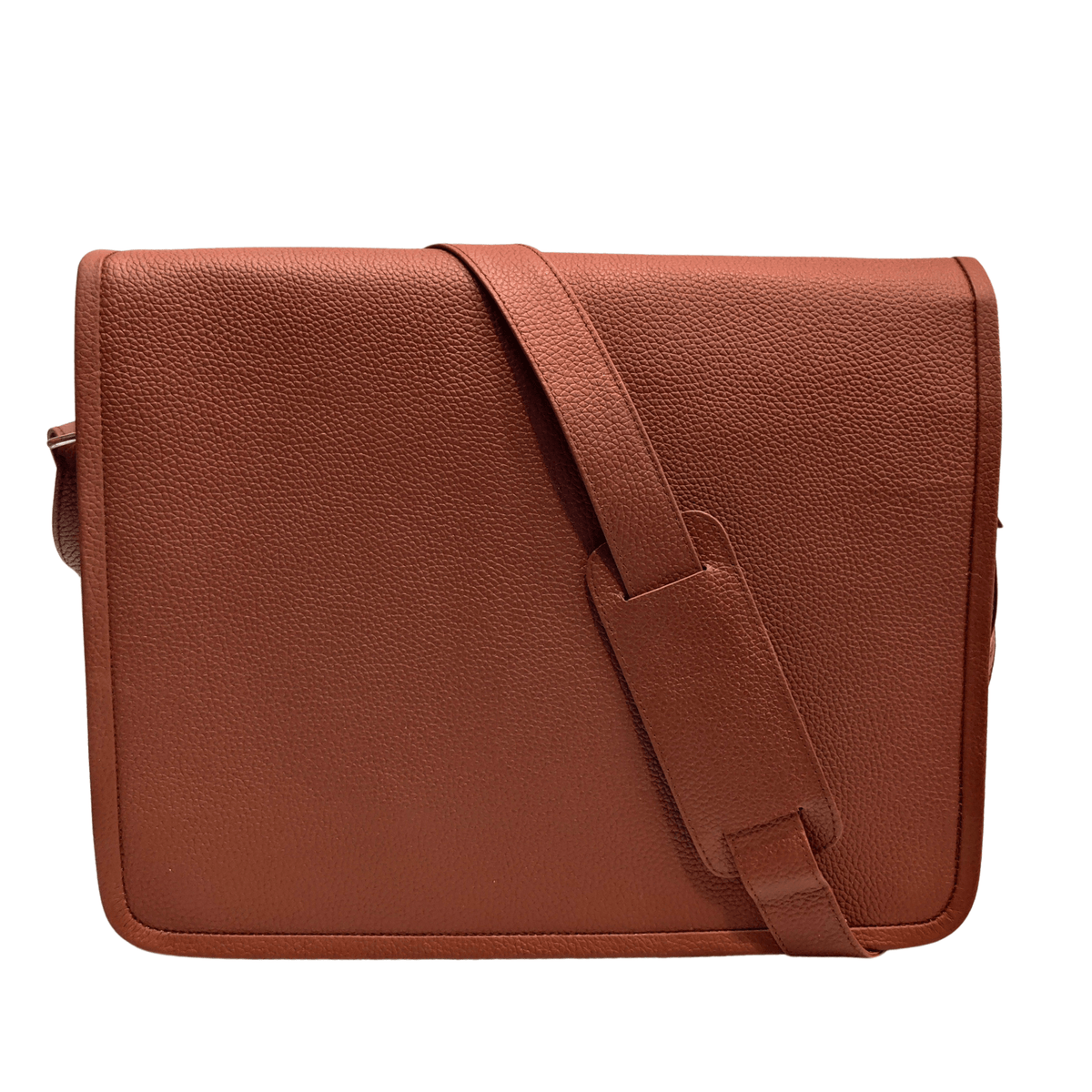 Leather Laptop Bag - tan