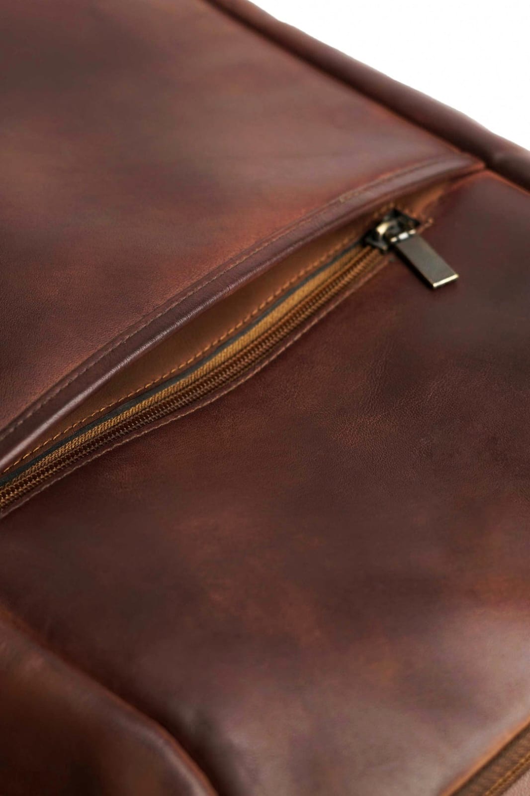 Brown Leather Backpack